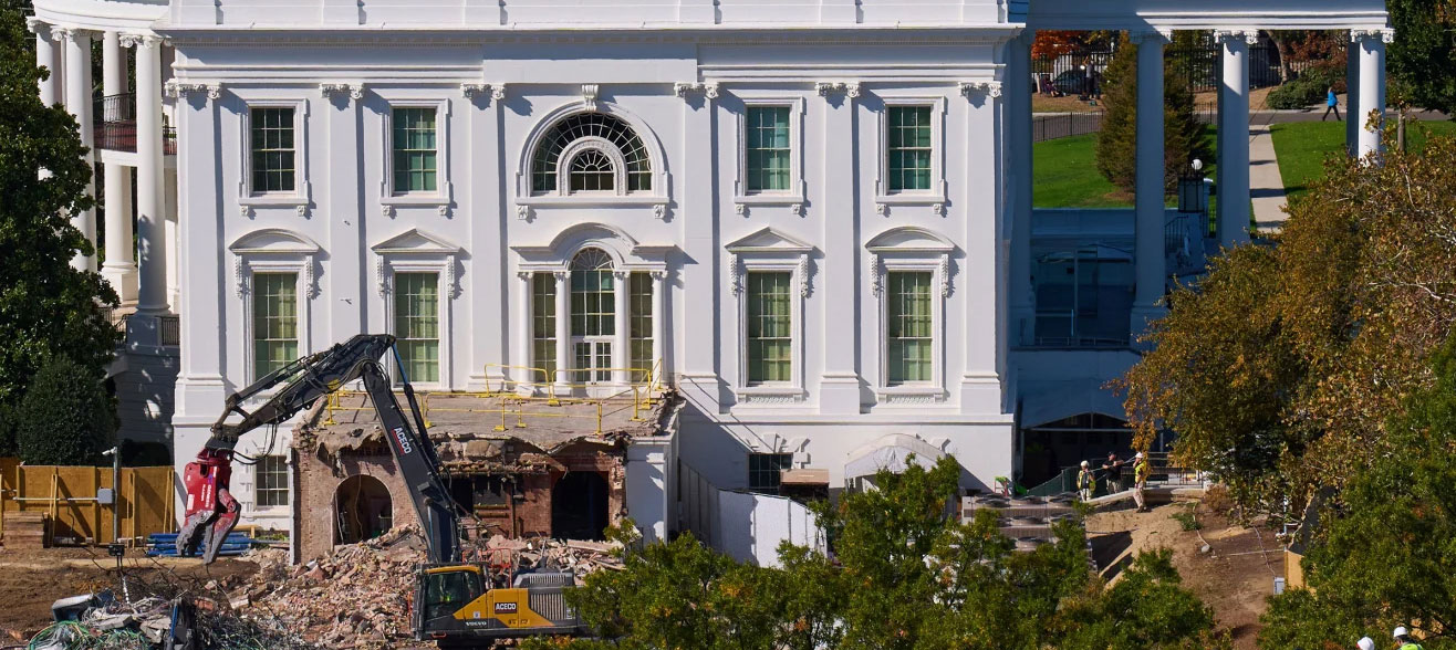 White house - East Wing demolition