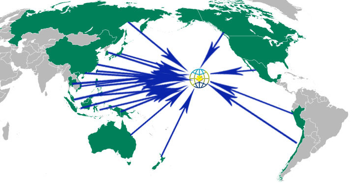 Карта апек. Тихоокеанские государства. Азиатско-Тихоокеанский регион. Азиатско-Тихоокеанское экономическое сотрудничество страны. Карта АТЭС.