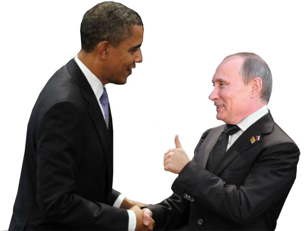 President Obama and Russian President Vladimir Putin talk about APEC 2012