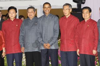 President Obama at the APEC meeting in Singapore