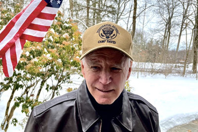 Joe Biden at Camp David