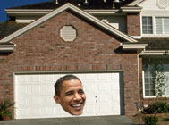 Obama garage door