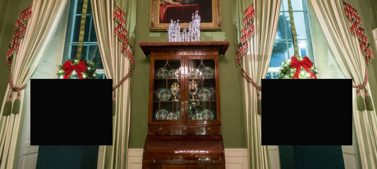 White house Christmas decorations - Trump - 2025