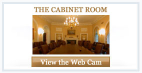 White House web cam - Cabinet Room