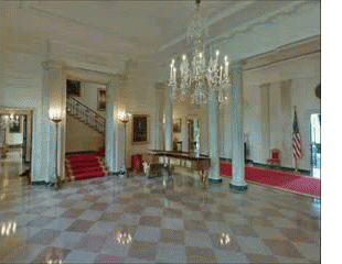 White House Entrance Hall security camera
