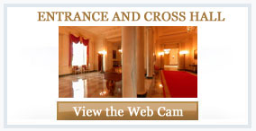 White House webcam - Entrance and Cross Hall