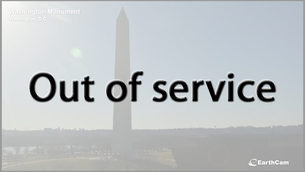 Live webcam showing the Washington monument in Washington DC